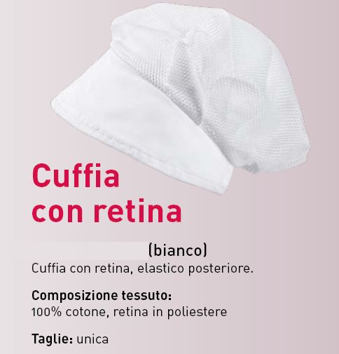Cappellini, bustine, bandane e cappelli cuoco regolabili con velcro -  Divise Lavoro Padova Vigodarzere
